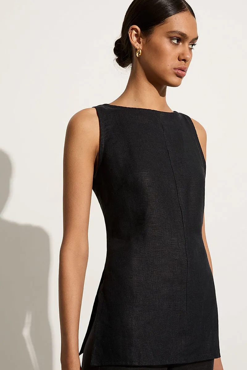 Antipas Tunic Top Black sold by Faithfull the Brand product image thumbnail 4