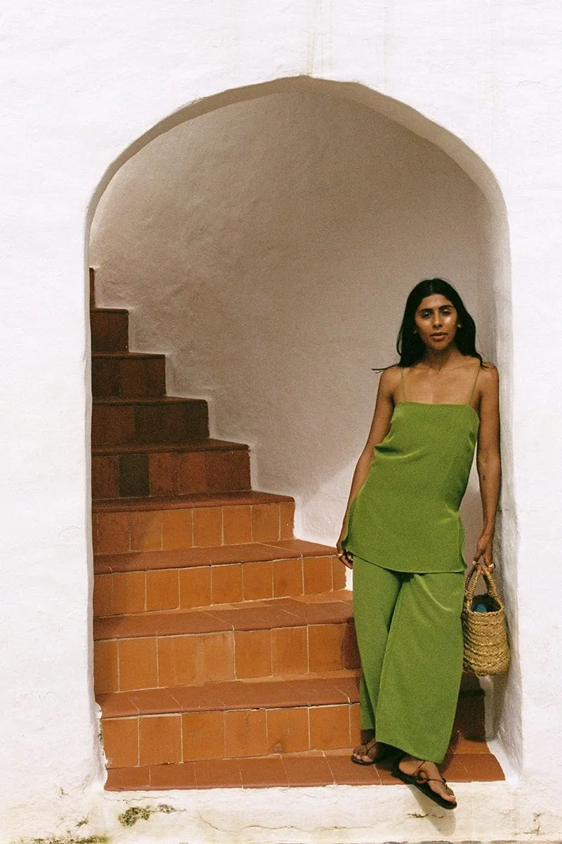 Monforte Pant Palm Green - Final Sale sold by Faithfull the Brand product image thumbnail 2