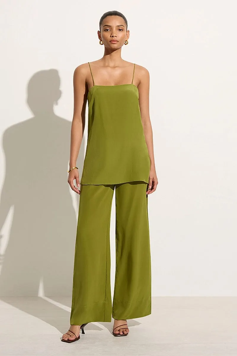 Monforte Pant Palm Green - Final Sale sold by Faithfull the Brand