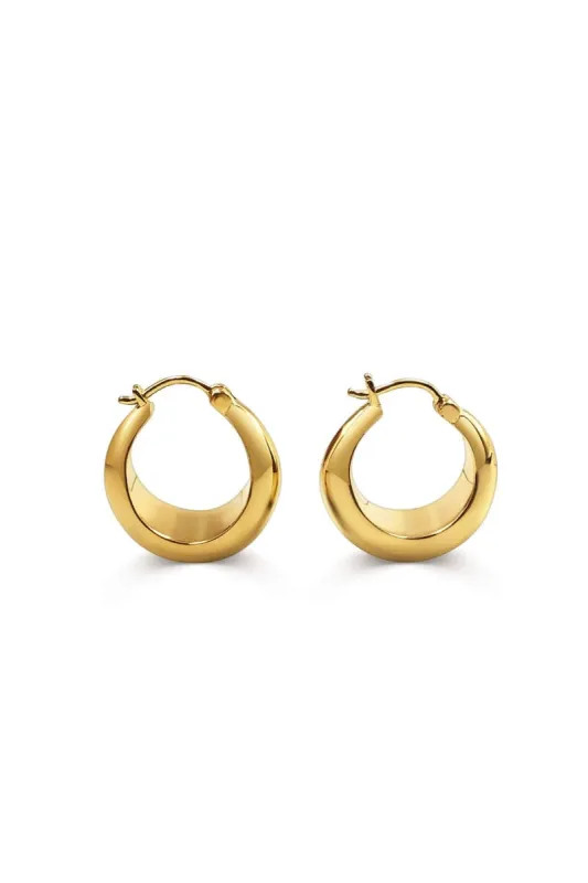 Oli Hoops Mini Gold sold by Faithfull the Brand