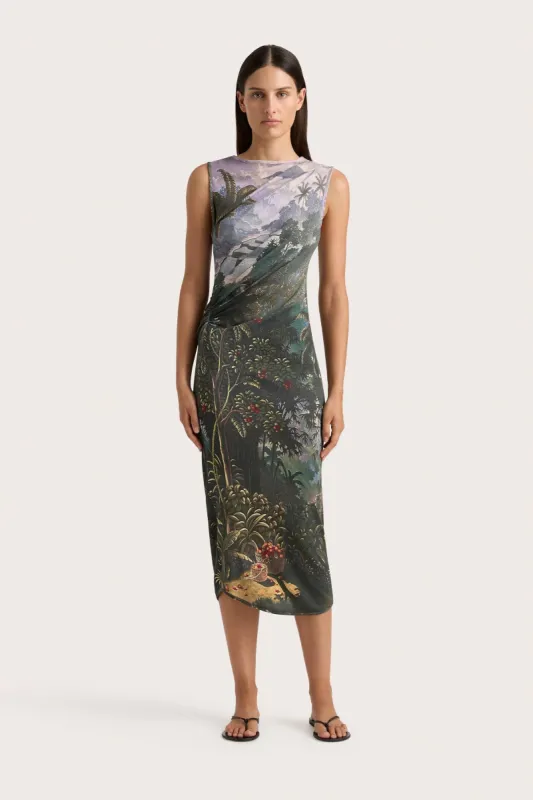 Loire Dress Balinese Landscape - Final Sale sold by Faithfull the Brand