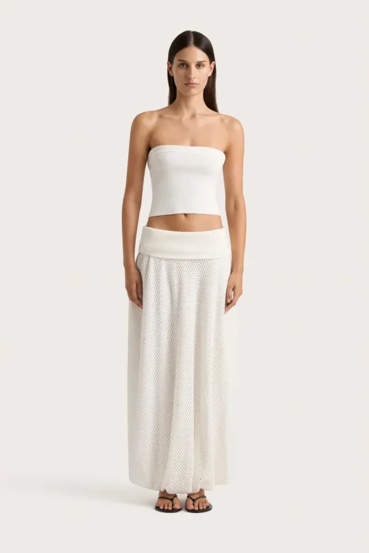 Ciele Maxi Skirt Azalea White - Final Sale made by Faithfull the Brand