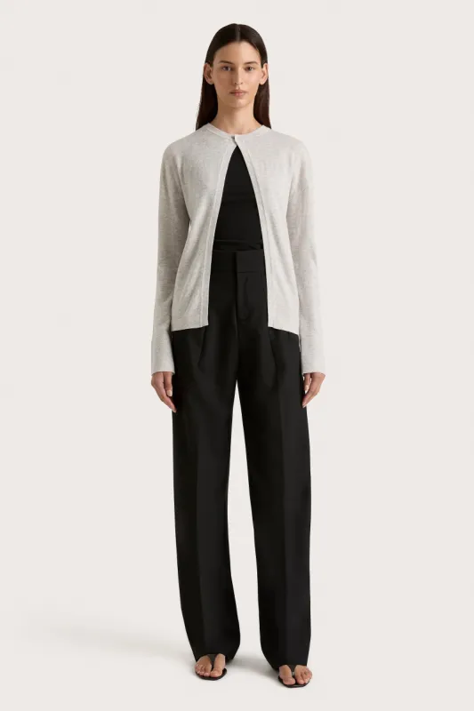 Frederikke Cashmere Cardigan Grey Marle - Final Sale sold by Faithfull the Brand