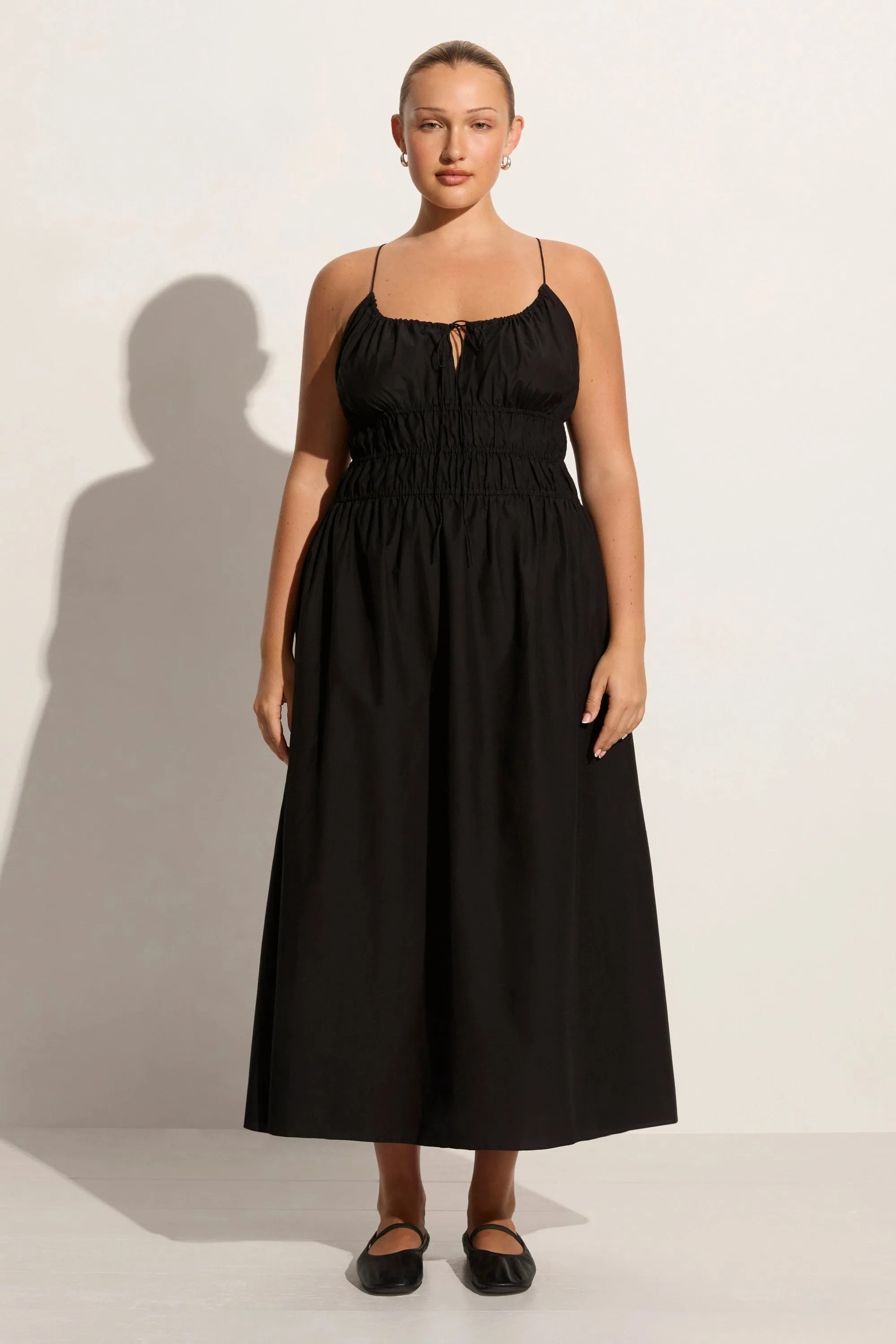 Carinna Midi Dress Black - Final Sale sold by Faithfull the Brand product image thumbnail 5