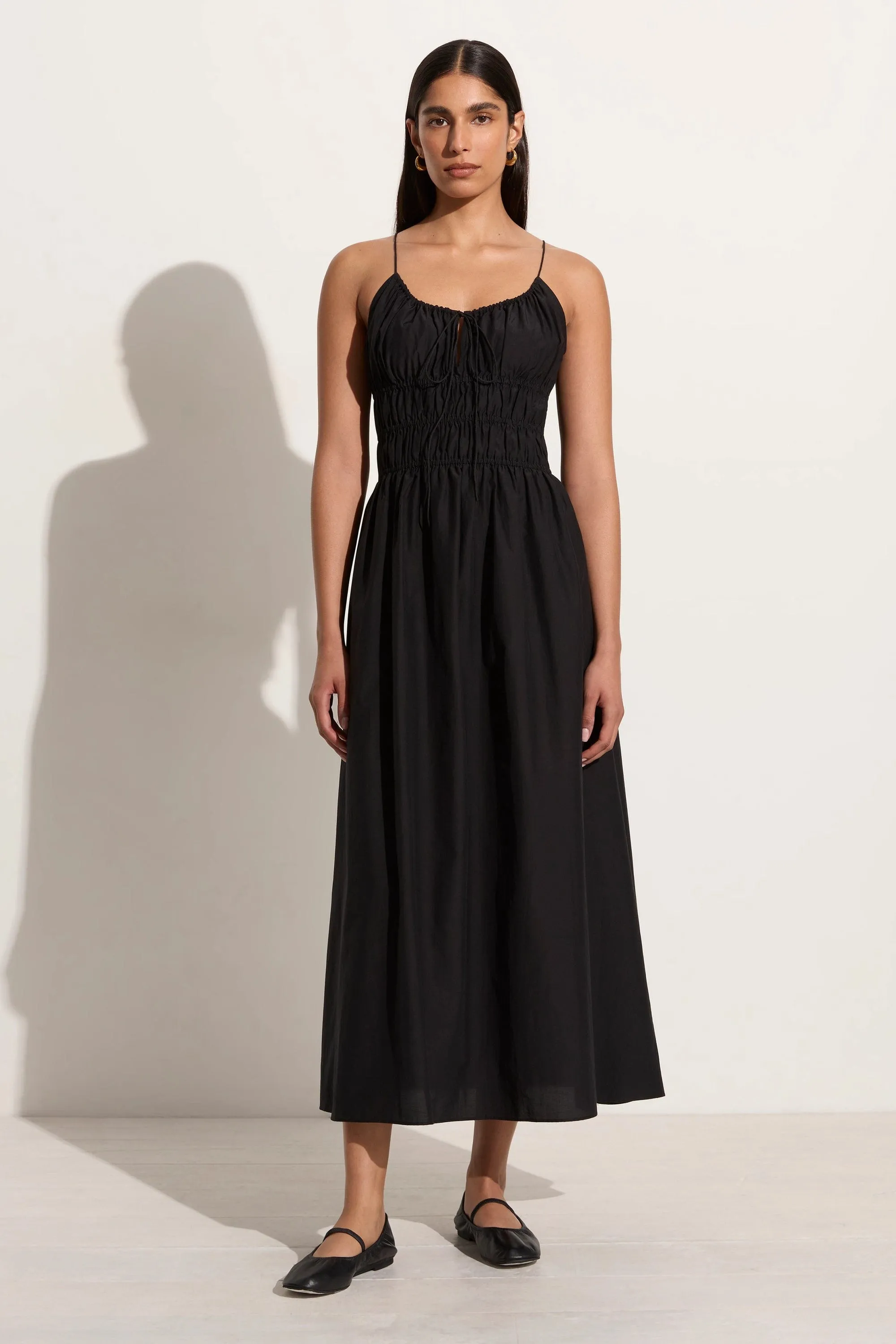 Carinna Midi Dress Black - Final Sale sold by Faithfull the Brand