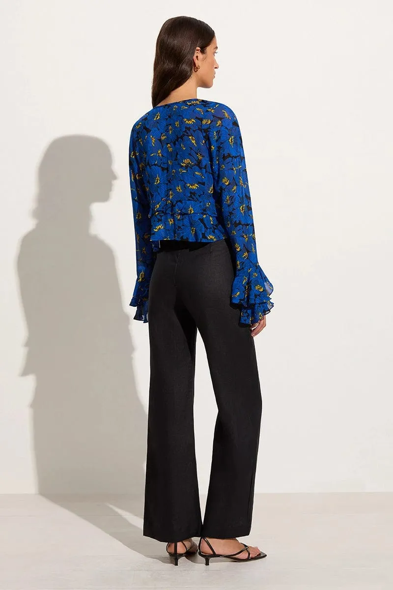 Montenegro Top El Limon Floral Blue sold by Faithfull the Brand product image thumbnail 4