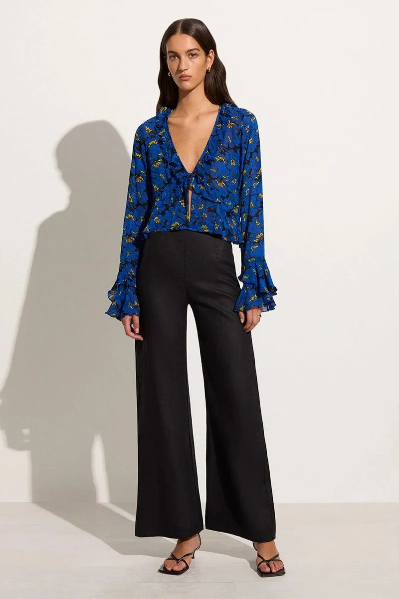 Montenegro Top El Limon Floral Blue sold by Faithfull the Brand product image thumbnail 3