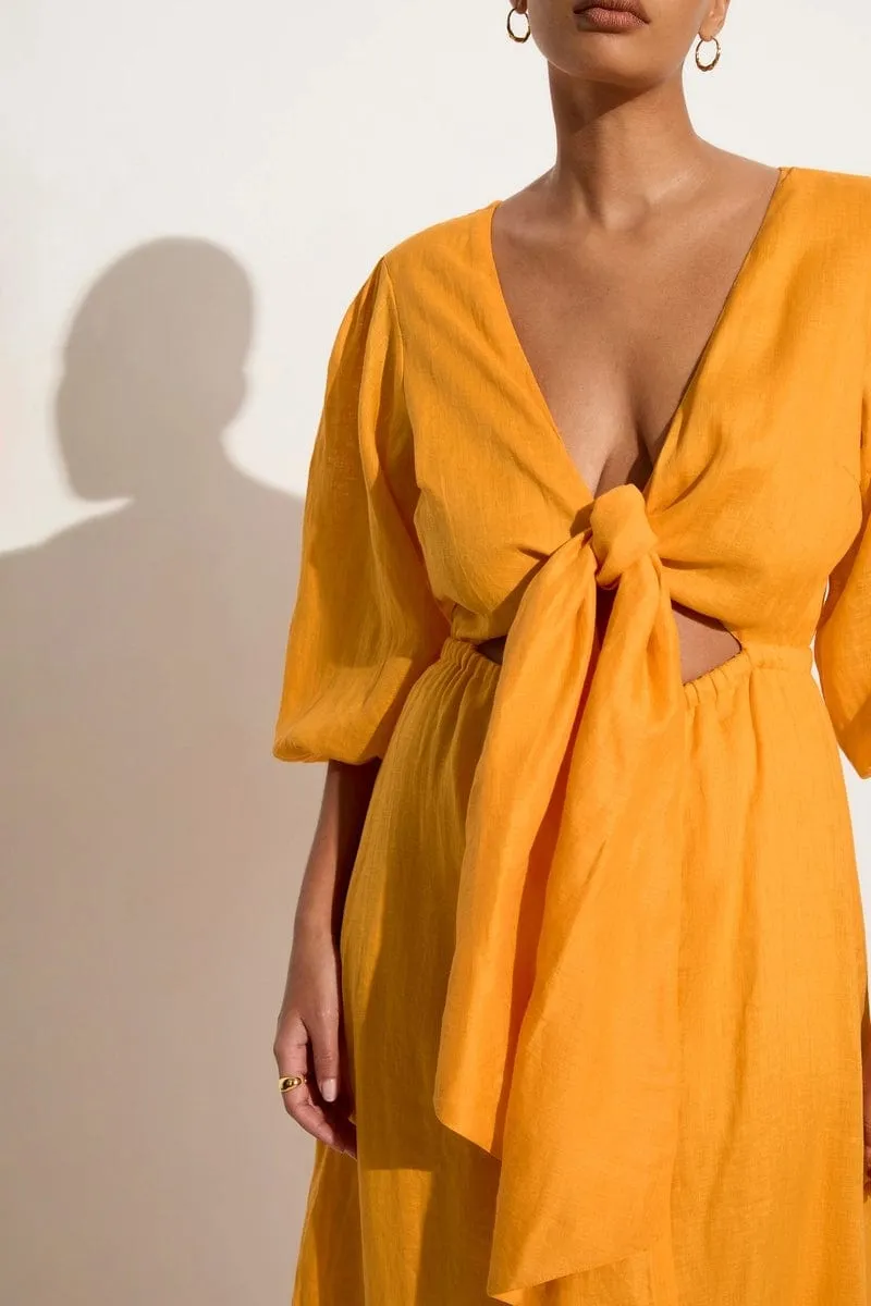 La Mia Maxi Dress Tuscan Sun - Final Sale sold by Faithfull the Brand product image thumbnail 4
