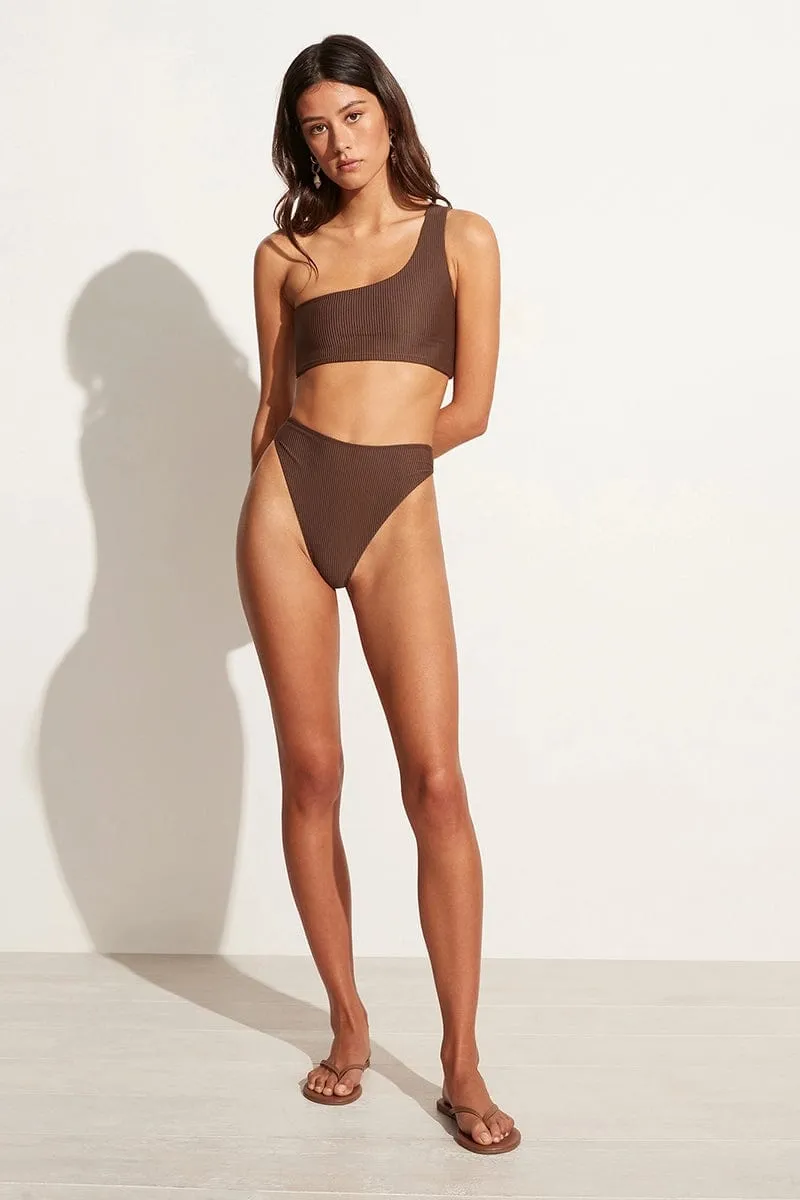 Dylla Bikini Bottoms Coffee - Final Sale sold by Faithfull the Brand