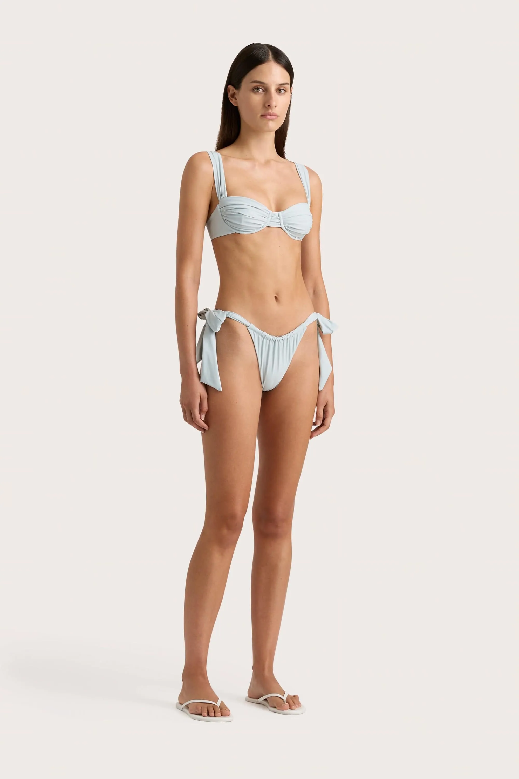 Sol Bikini Top Sky Blue - Final Sale sold by Faithfull the Brand product image thumbnail 3