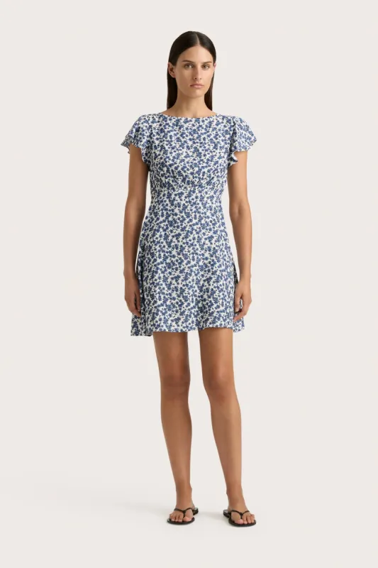 Valras Mini Dress Leilani Mid Blue - Final Sale sold by Faithfull the Brand