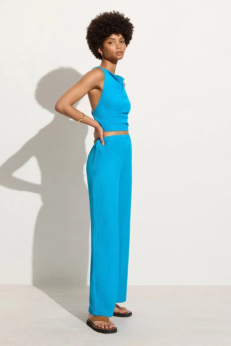 Dione Top Turquoise sold by Faithfull the Brand product image thumbnail 5