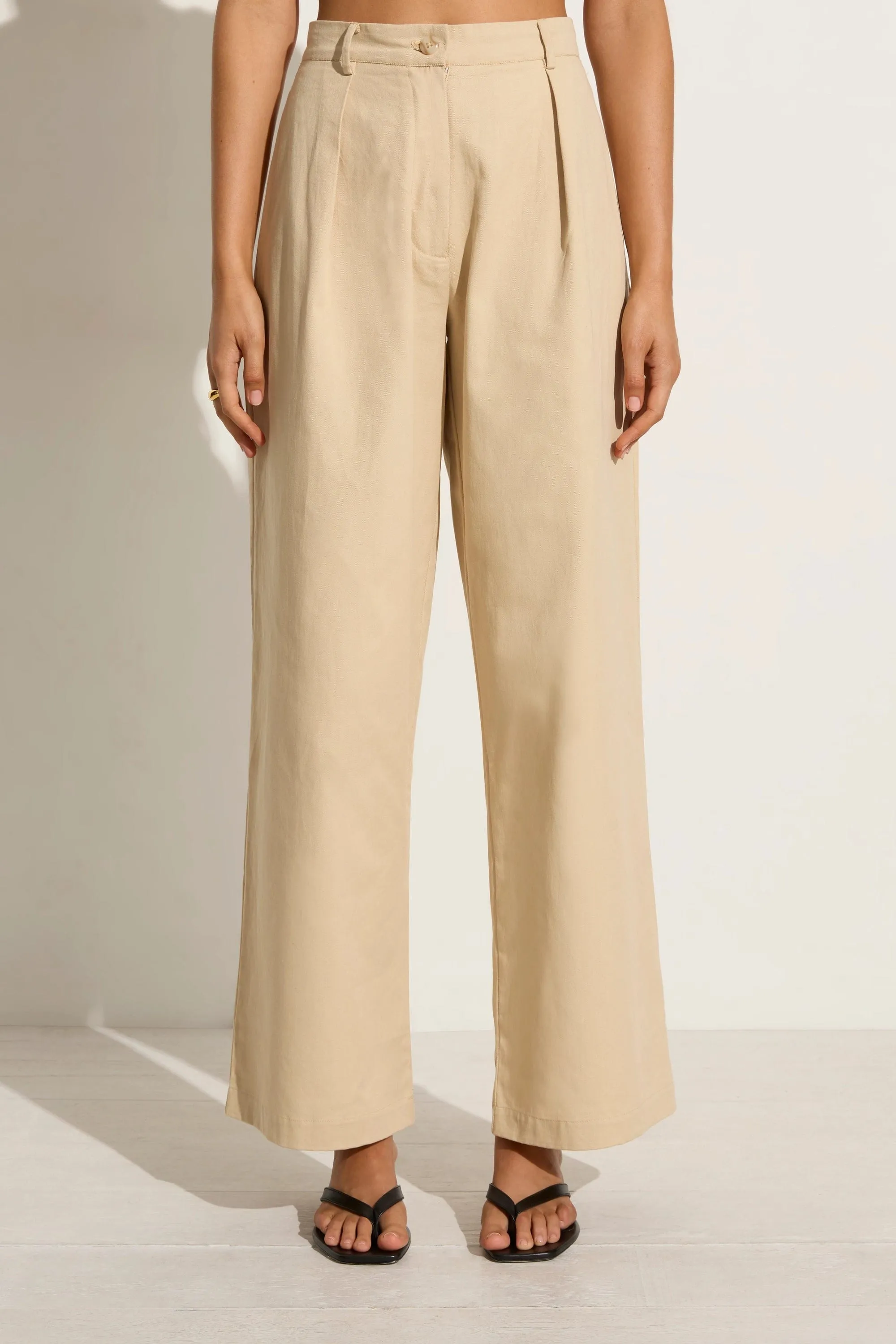 Udine Pant Bleached Sand - Final Sale sold by Faithfull the Brand product image thumbnail 2