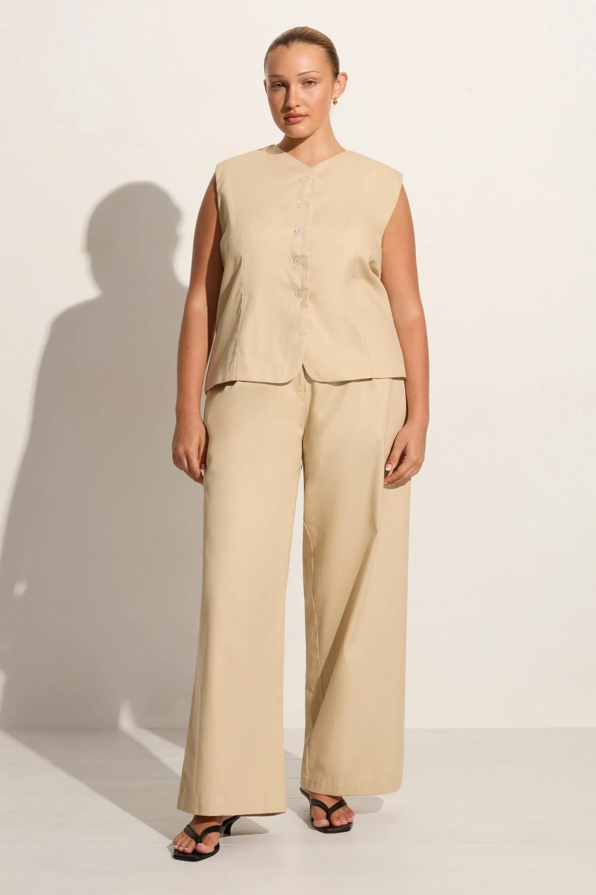 Udine Pant Bleached Sand - Final Sale sold by Faithfull the Brand product image thumbnail 5