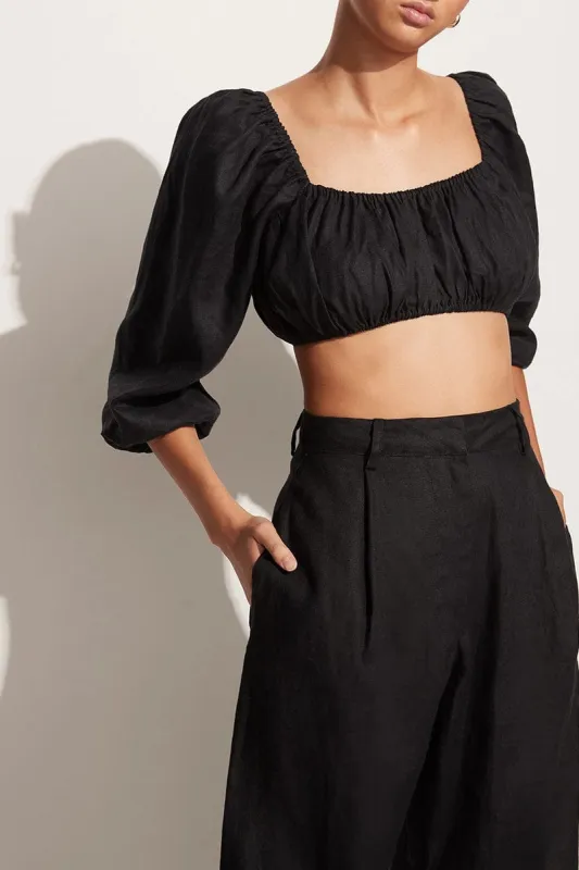 Rupi Top Black - Final Sale sold by Faithfull the Brand