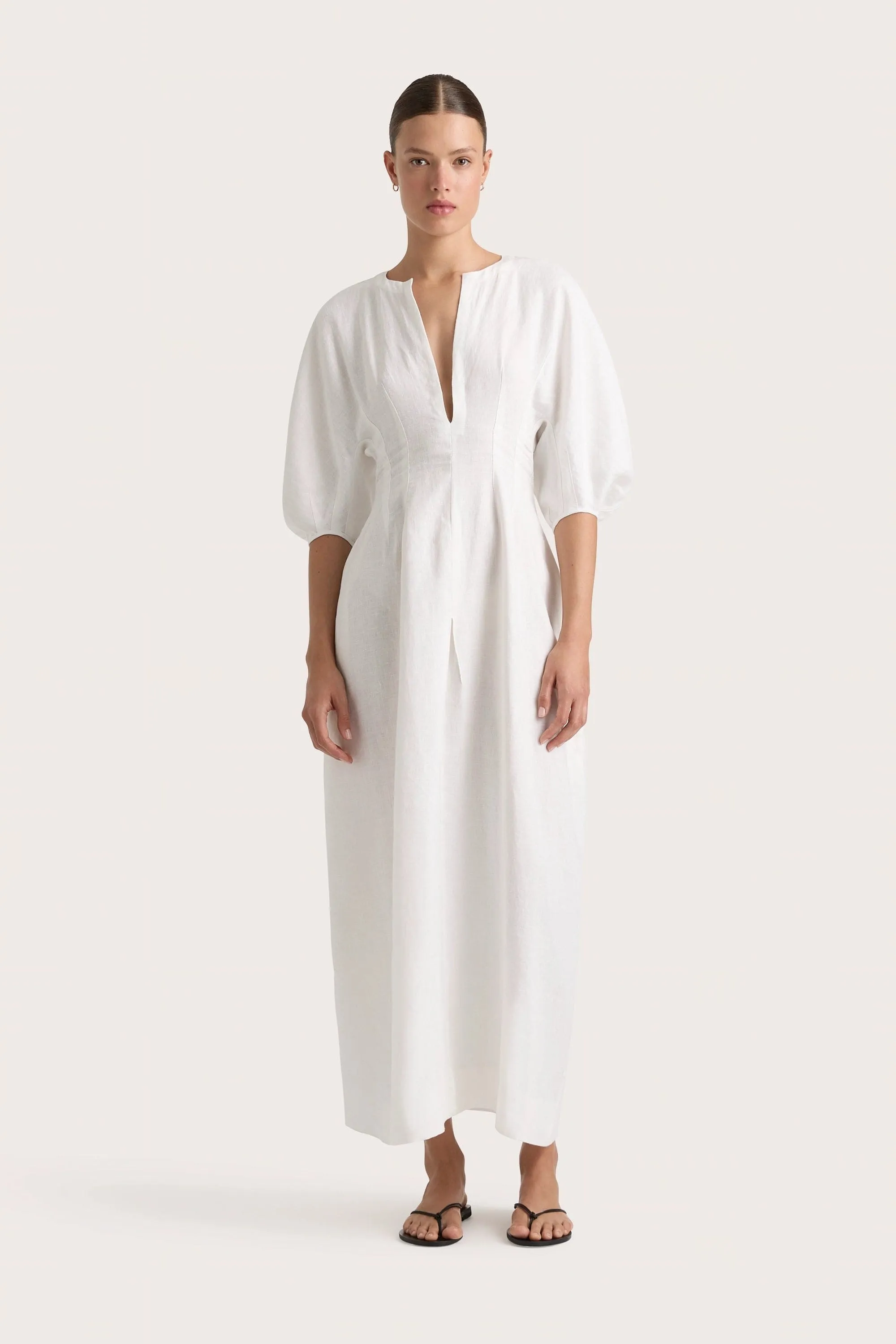 Soleil Maxi Dress White sold by Faithfull the Brand