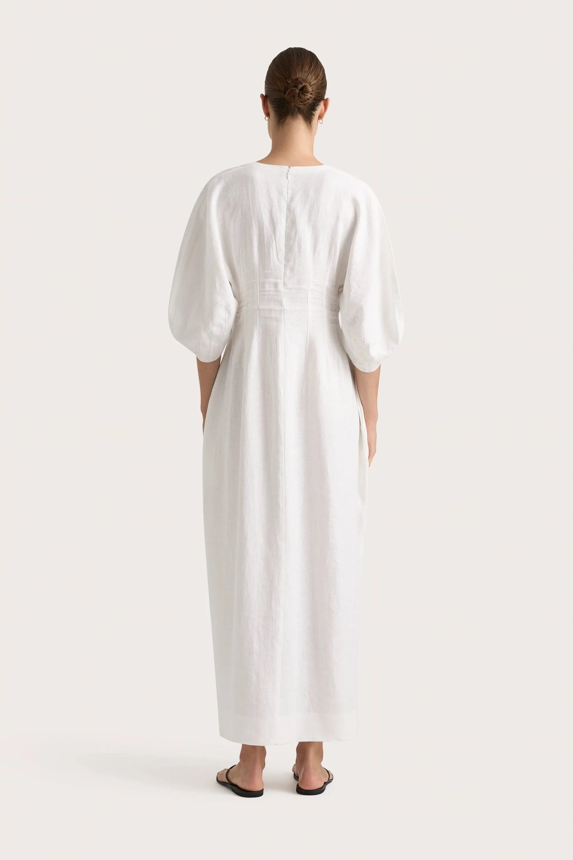 Soleil Maxi Dress White sold by Faithfull the Brand product image thumbnail 3