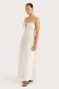Aya String Maxi Dress Cream Pinstripe - Final Sale sold by Faithfull the Brand
