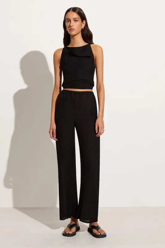 Melia Pant Black sold by Faithfull the Brand