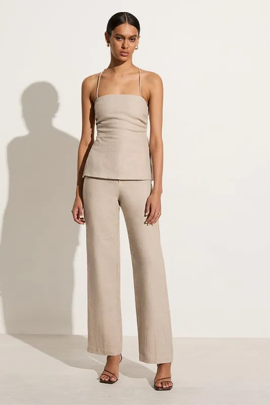 Vincente Pant Natural sold by Faithfull the Brand