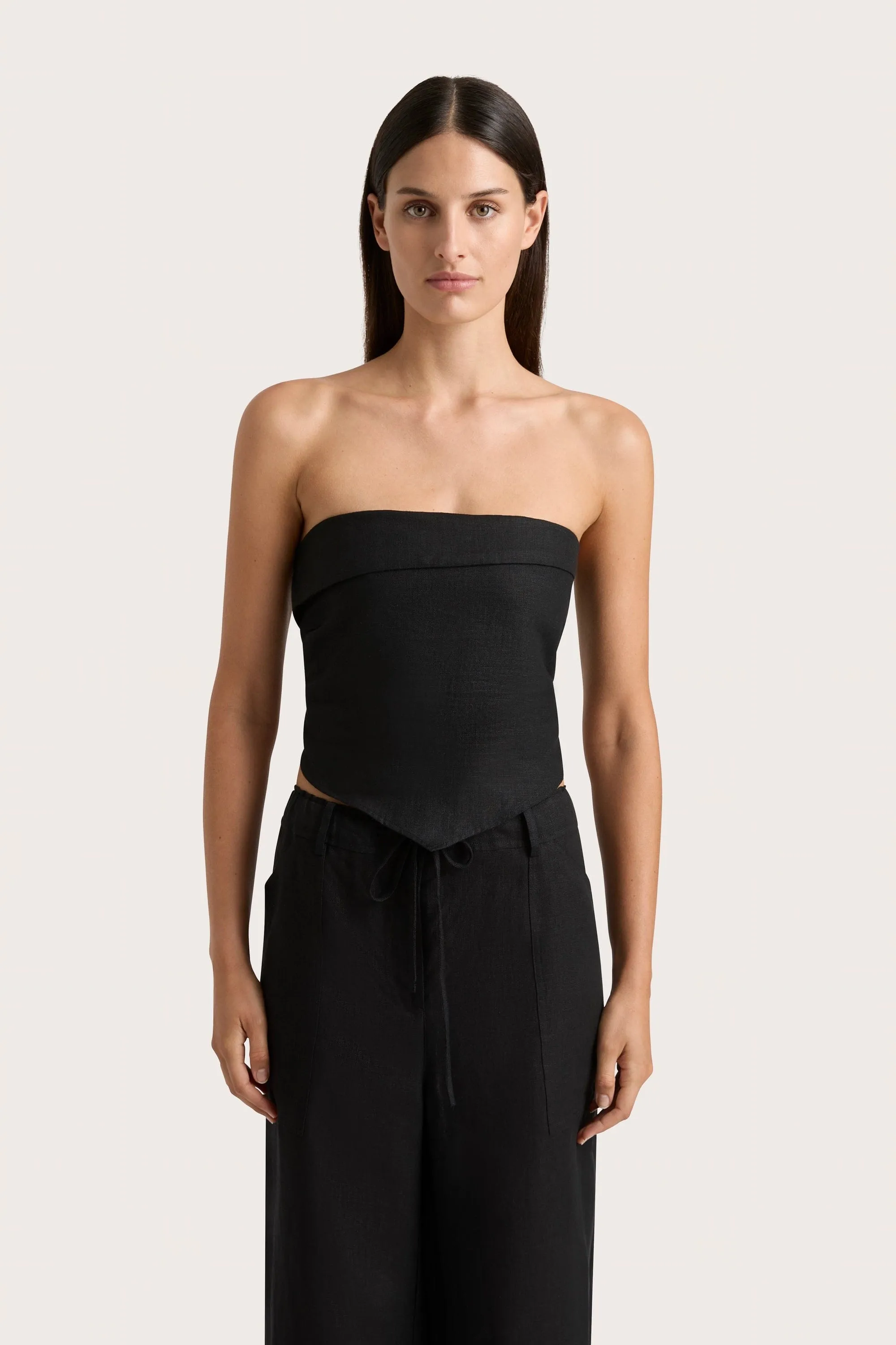 Antibes Strapless Top Black - Final Sale sold by Faithfull the Brand product image thumbnail 5