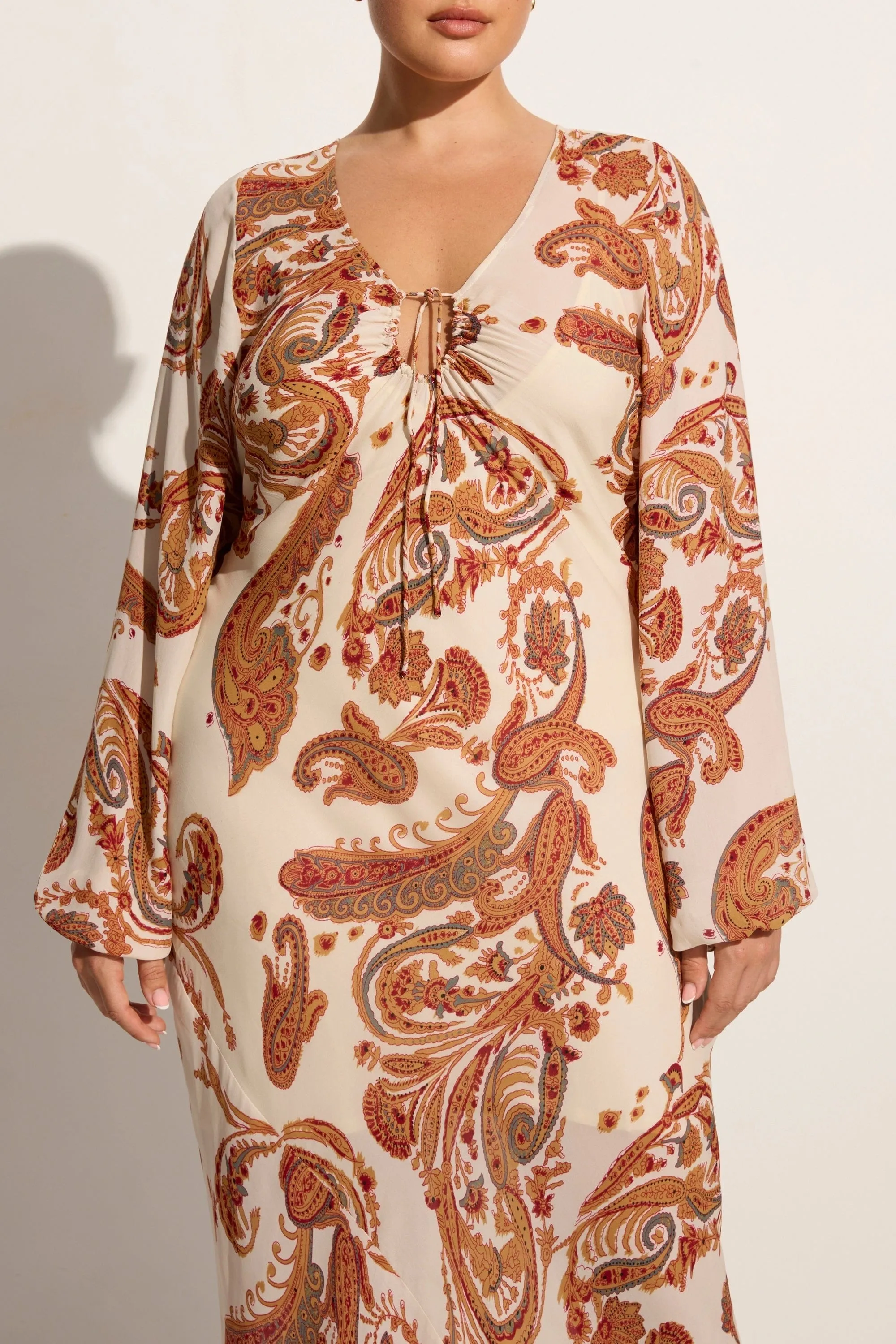 Santos Maxi Dress Alessia Paisley - Final Sale sold by Faithfull the Brand product image thumbnail 2