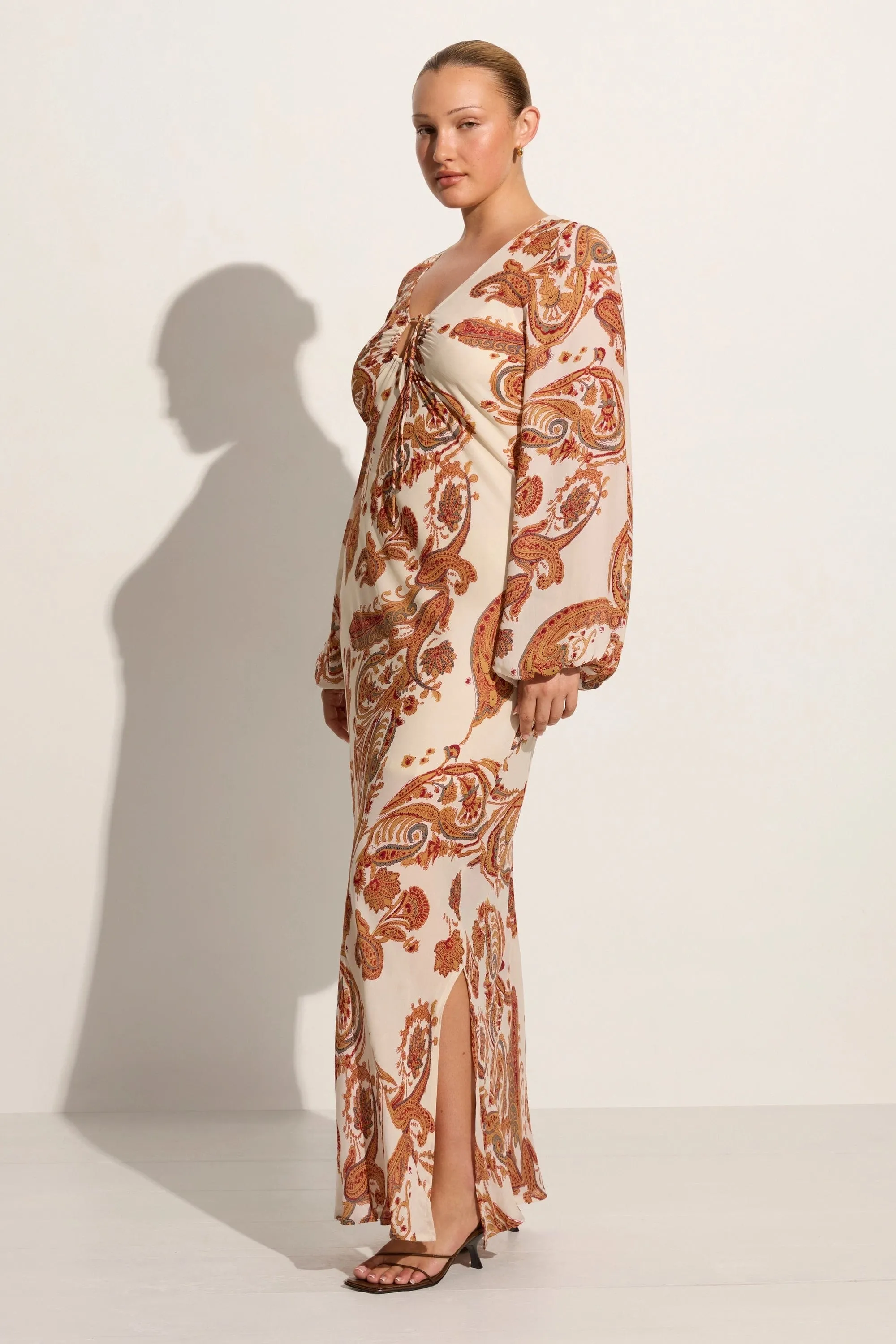 Santos Maxi Dress Alessia Paisley - Final Sale sold by Faithfull the Brand product image thumbnail 3