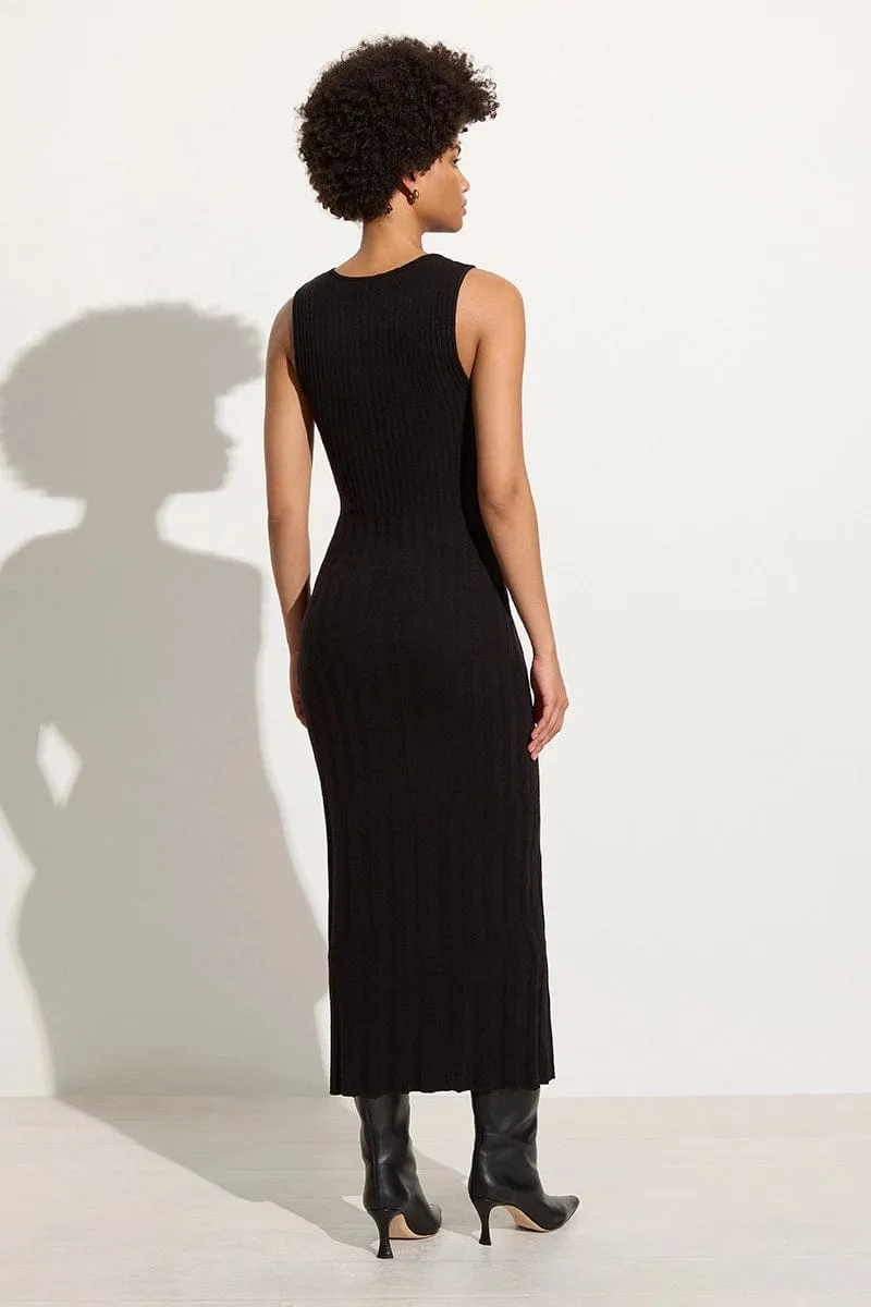 Artemi Knit Dress Black sold by Faithfull the Brand product image thumbnail 4