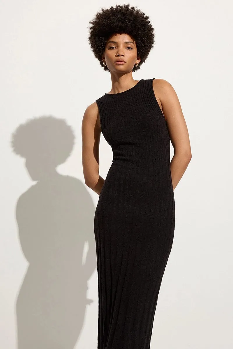 Artemi Knit Dress Black sold by Faithfull the Brand product image thumbnail 2