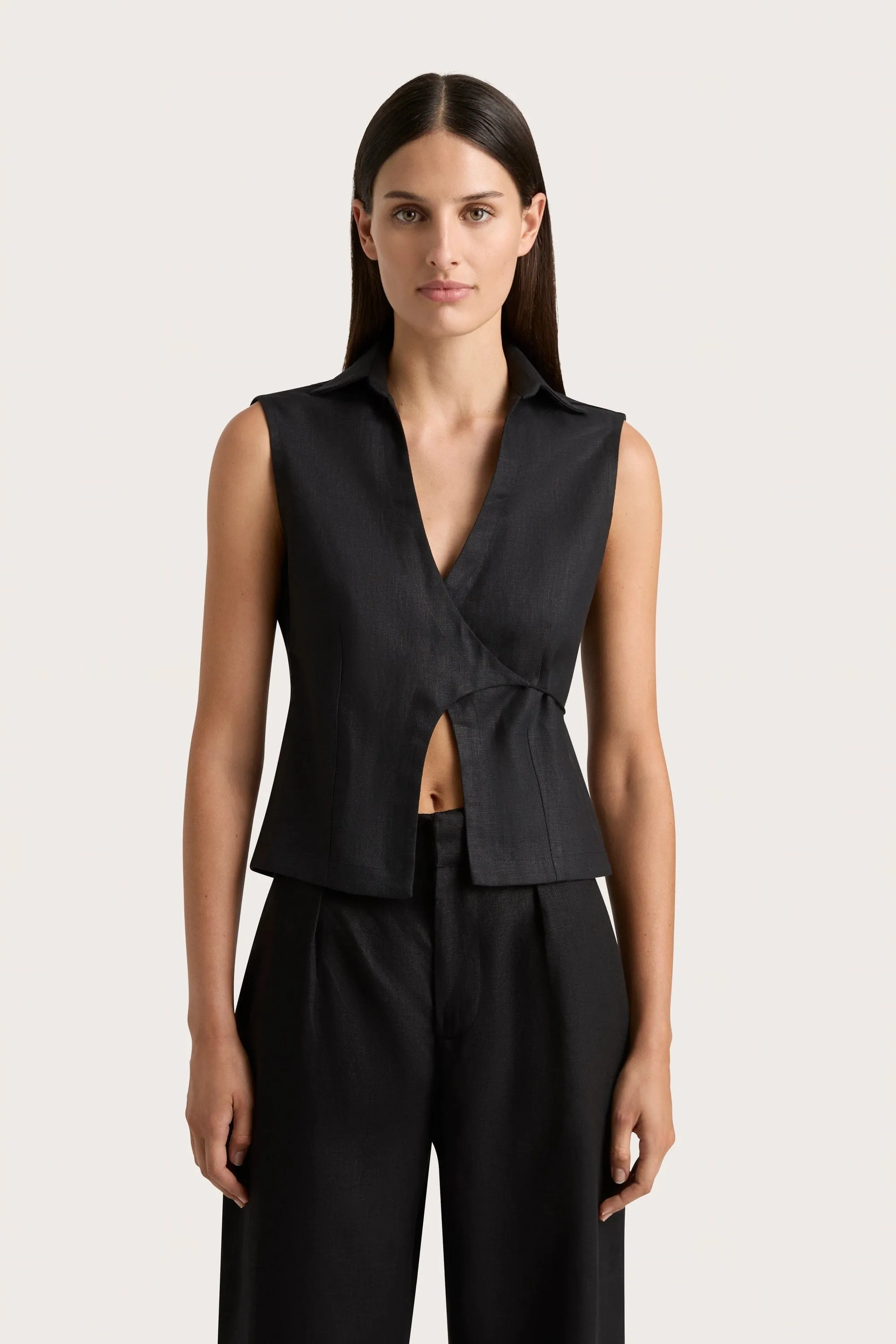 Antibes Shirt Black - Final Sale sold by Faithfull the Brand product image thumbnail 3