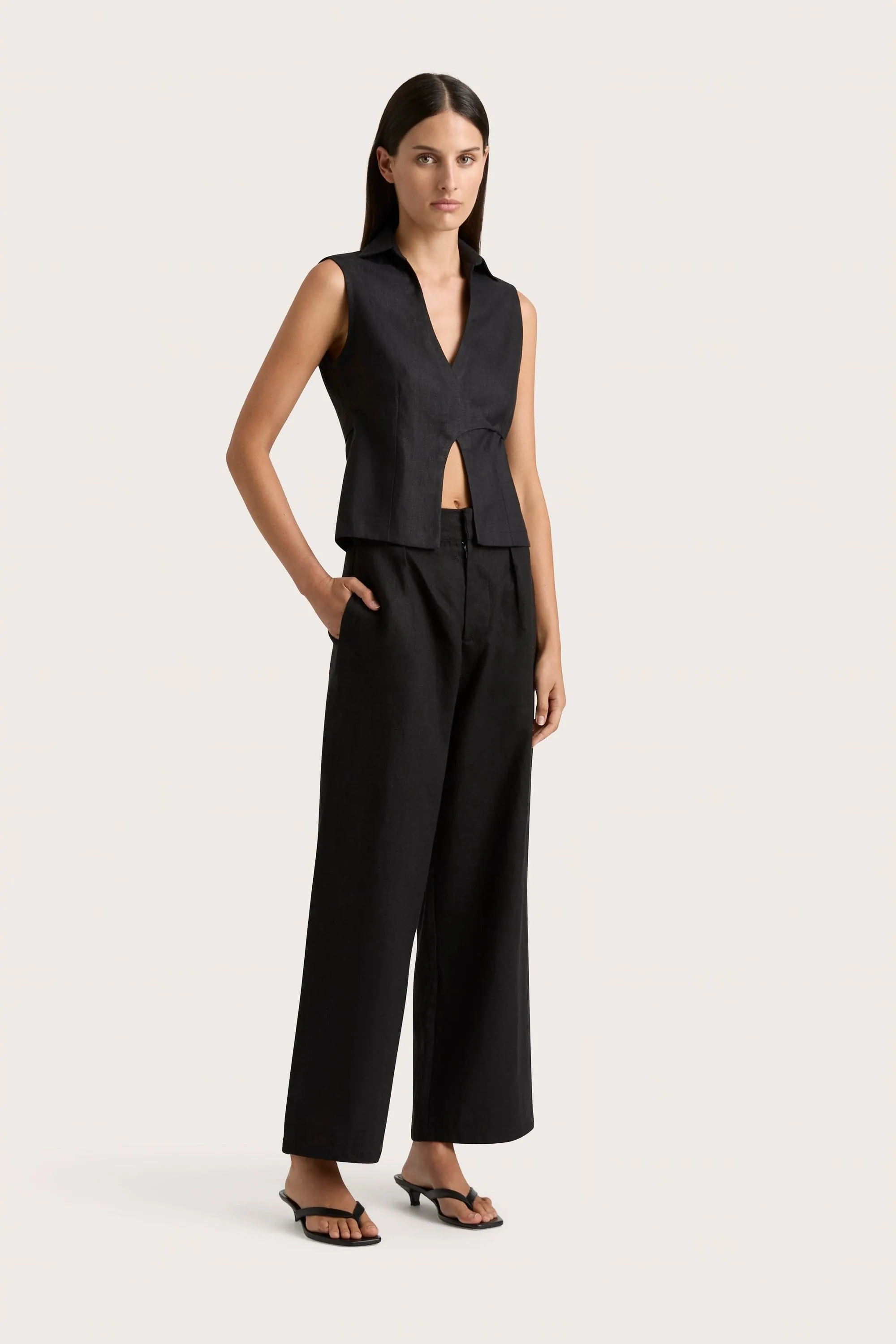 Antibes Shirt Black - Final Sale sold by Faithfull the Brand product image thumbnail 4