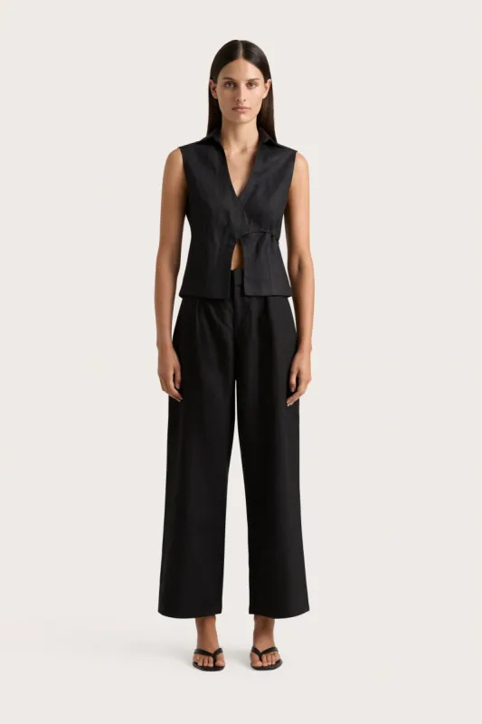 Antibes Shirt Black - Final Sale sold by Faithfull the Brand