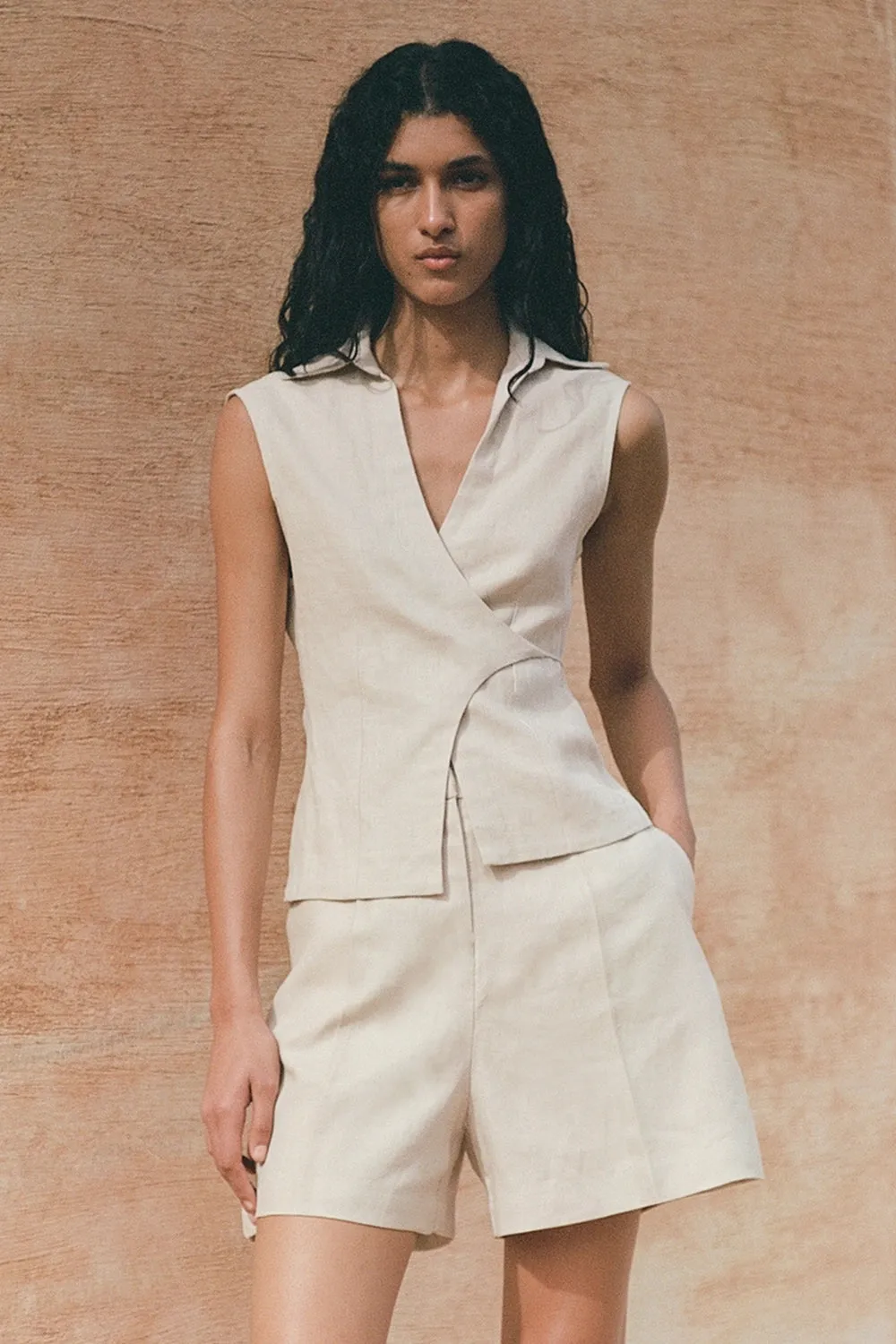 Antibes Shirt Sand - Final Sale sold by Faithfull the Brand product image thumbnail 2