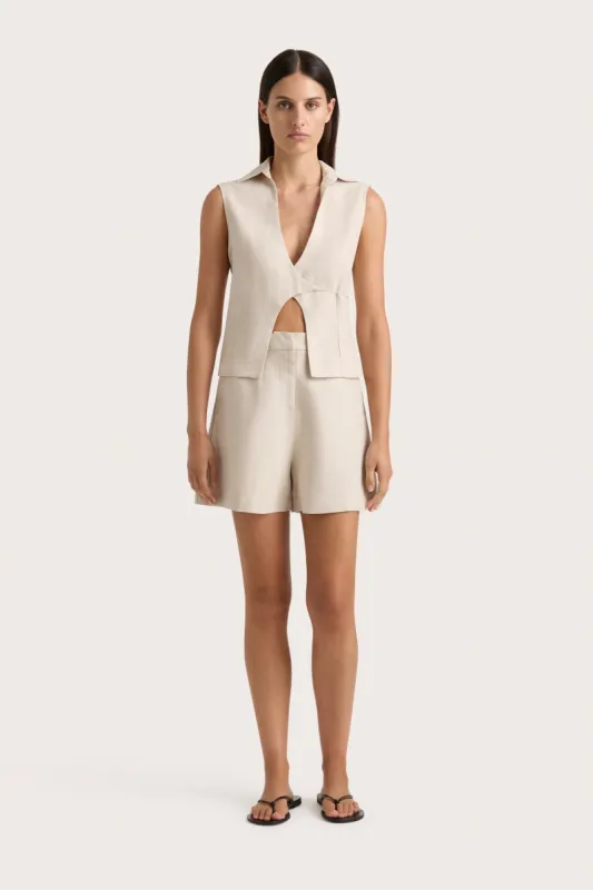 Antibes Shirt Sand - Final Sale sold by Faithfull the Brand