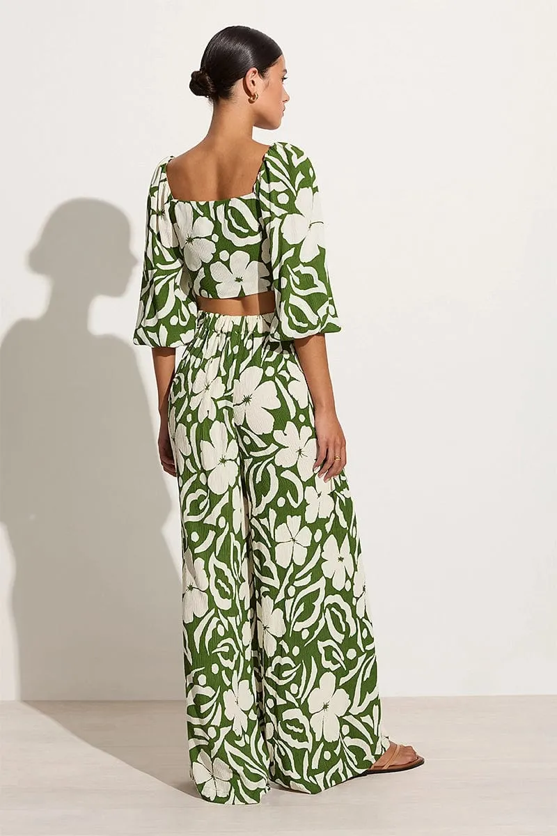 Margherita Top Pavito Floral Olive - Final Sale sold by Faithfull the Brand product image thumbnail 4