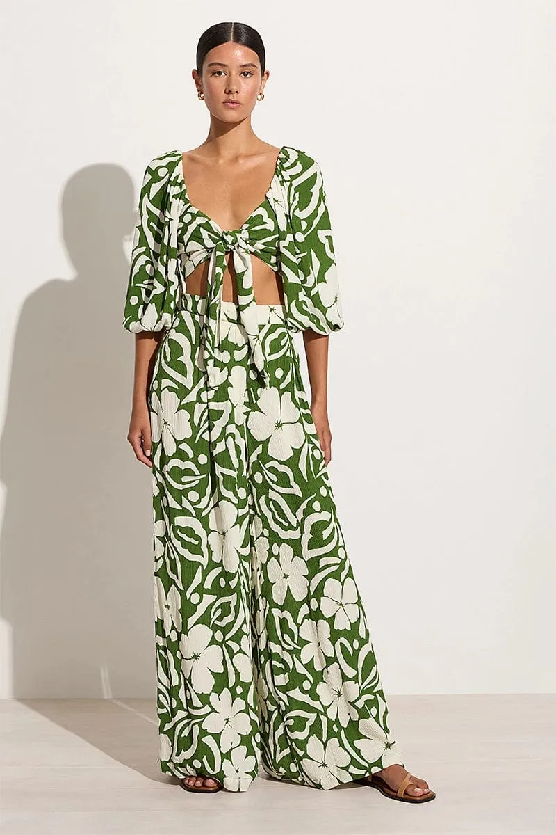 Margherita Top Pavito Floral Olive - Final Sale sold by Faithfull the Brand product image thumbnail 3