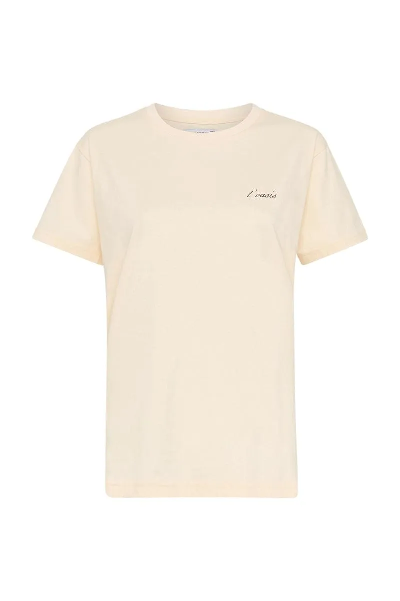 L'Oasis Souvenir T-Shirt Vintage Cream (Exclusive) - Final Sale sold by Faithfull the Brand product image thumbnail 3