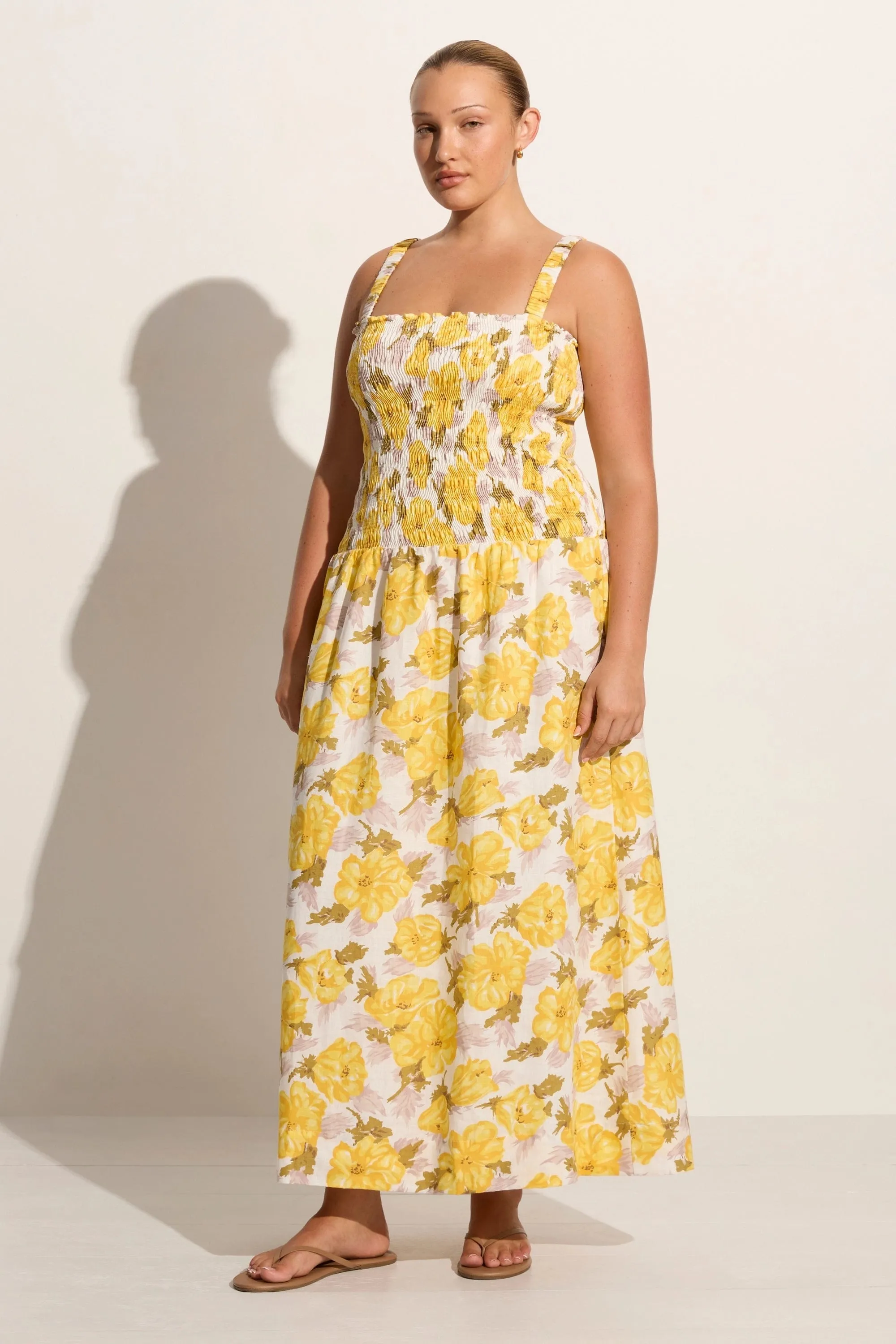 Messina Midi Dress Isadora Floral - Final Sale sold by Faithfull the Brand product image thumbnail 3