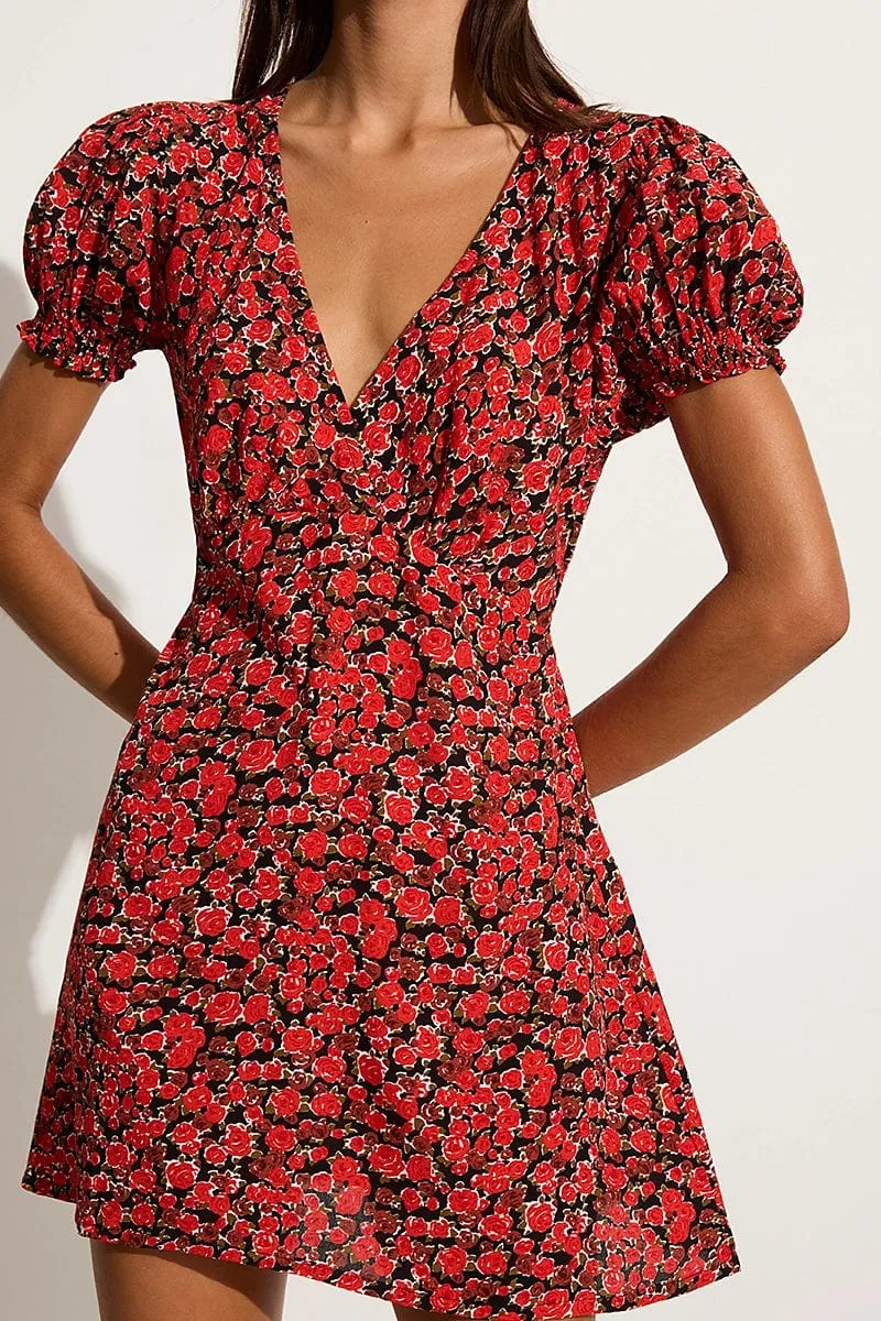 Albertina Mini Dress Salema Floral sold by Faithfull the Brand product image thumbnail 2