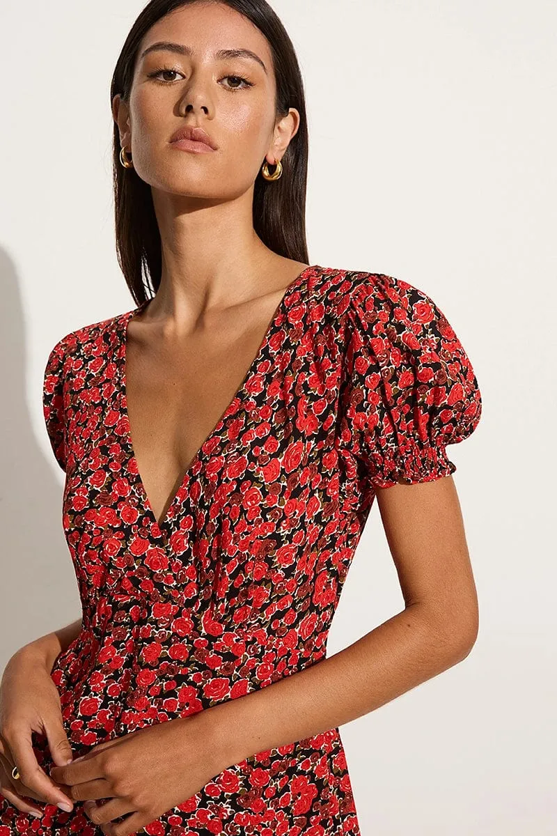 Albertina Mini Dress Salema Floral sold by Faithfull the Brand product image thumbnail 4