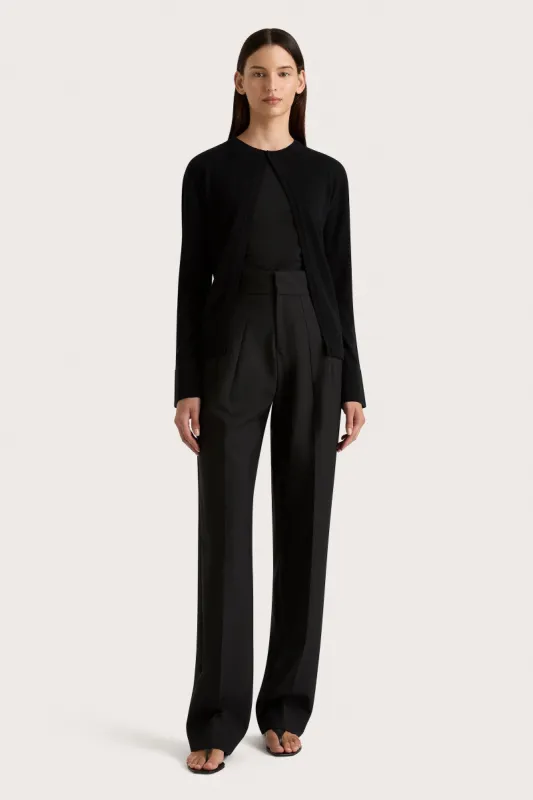 Frederikke Cashmere Cardigan Black - Final Sale sold by Faithfull the Brand