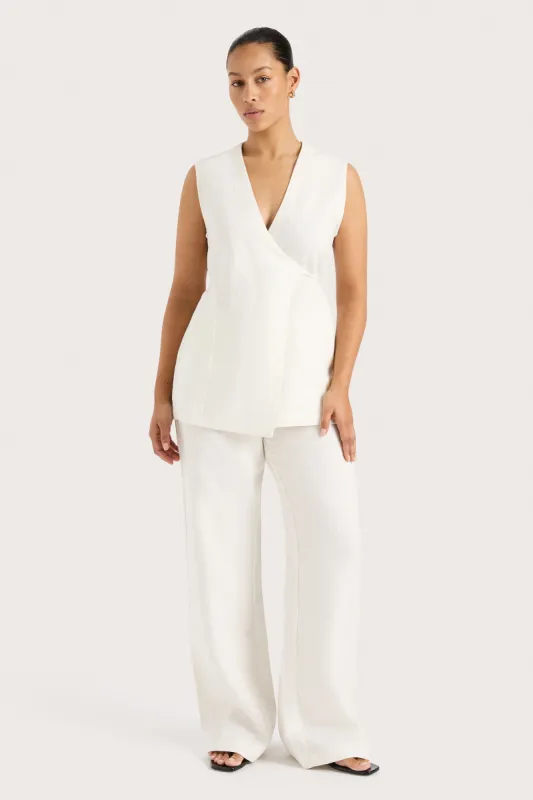 Lulea Pant White - Final Sale sold by Faithfull the Brand