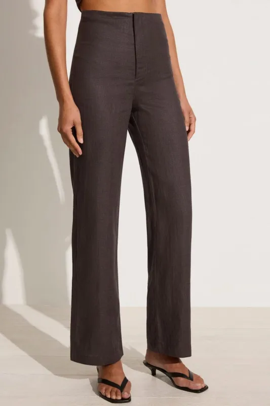 Vincente Pant Charcoal - Final Sale sold by Faithfull the Brand
