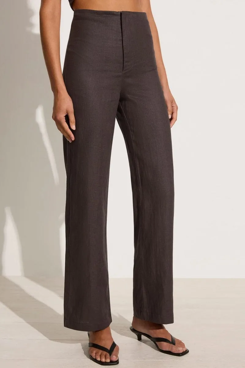 Vincente Pant Charcoal - Final Sale sold by Faithfull the Brand