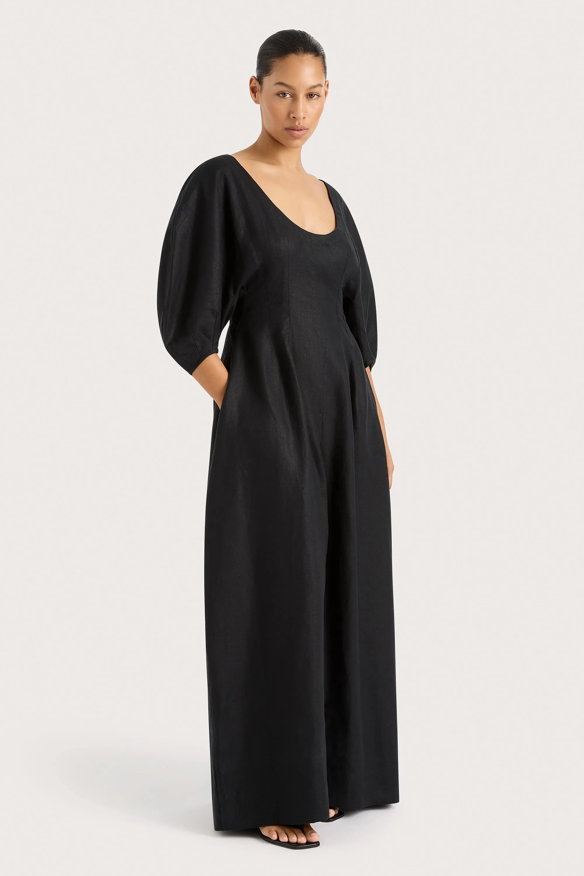 Raynara Maxi Dress Black - Final Sale sold by Faithfull the Brand product image thumbnail 5