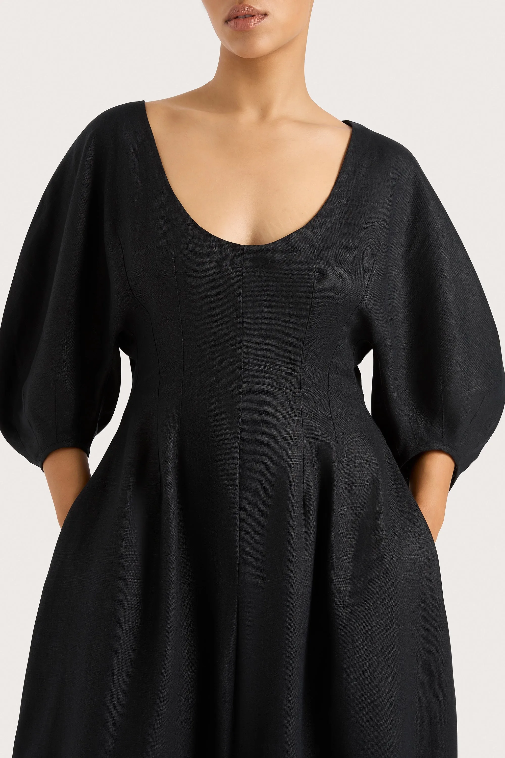 Raynara Maxi Dress Black - Final Sale sold by Faithfull the Brand product image thumbnail 3