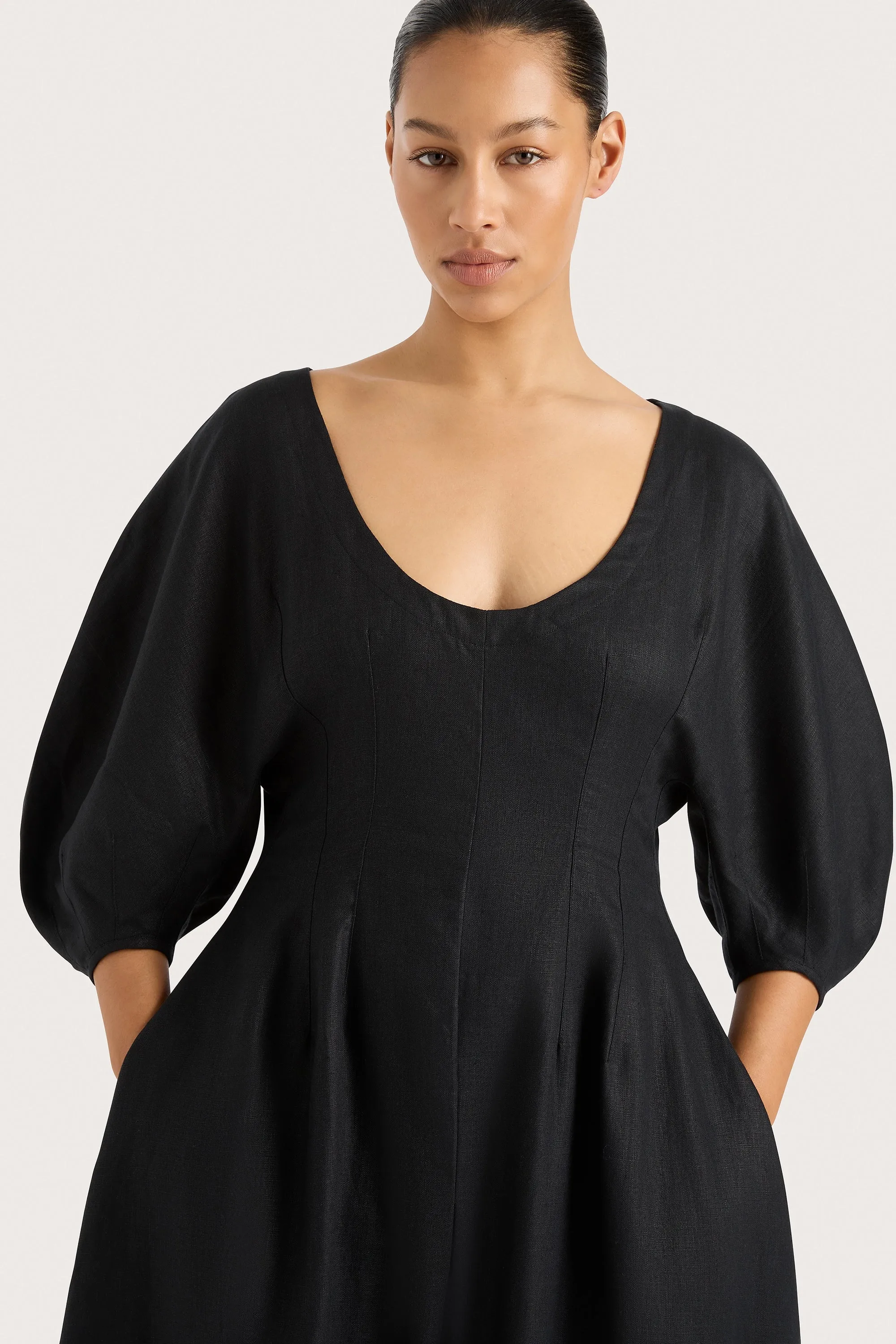 Raynara Maxi Dress Black - Final Sale sold by Faithfull the Brand product image thumbnail 2