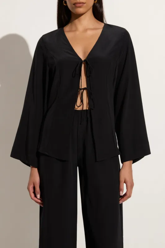 Conero Tie Top Black sold by Faithfull the Brand