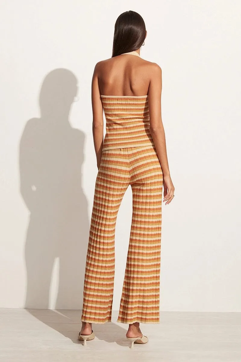Damira Knit Pants Neutral Stripes (Exclusive) - Final Sale sold by Faithfull the Brand product image thumbnail 5