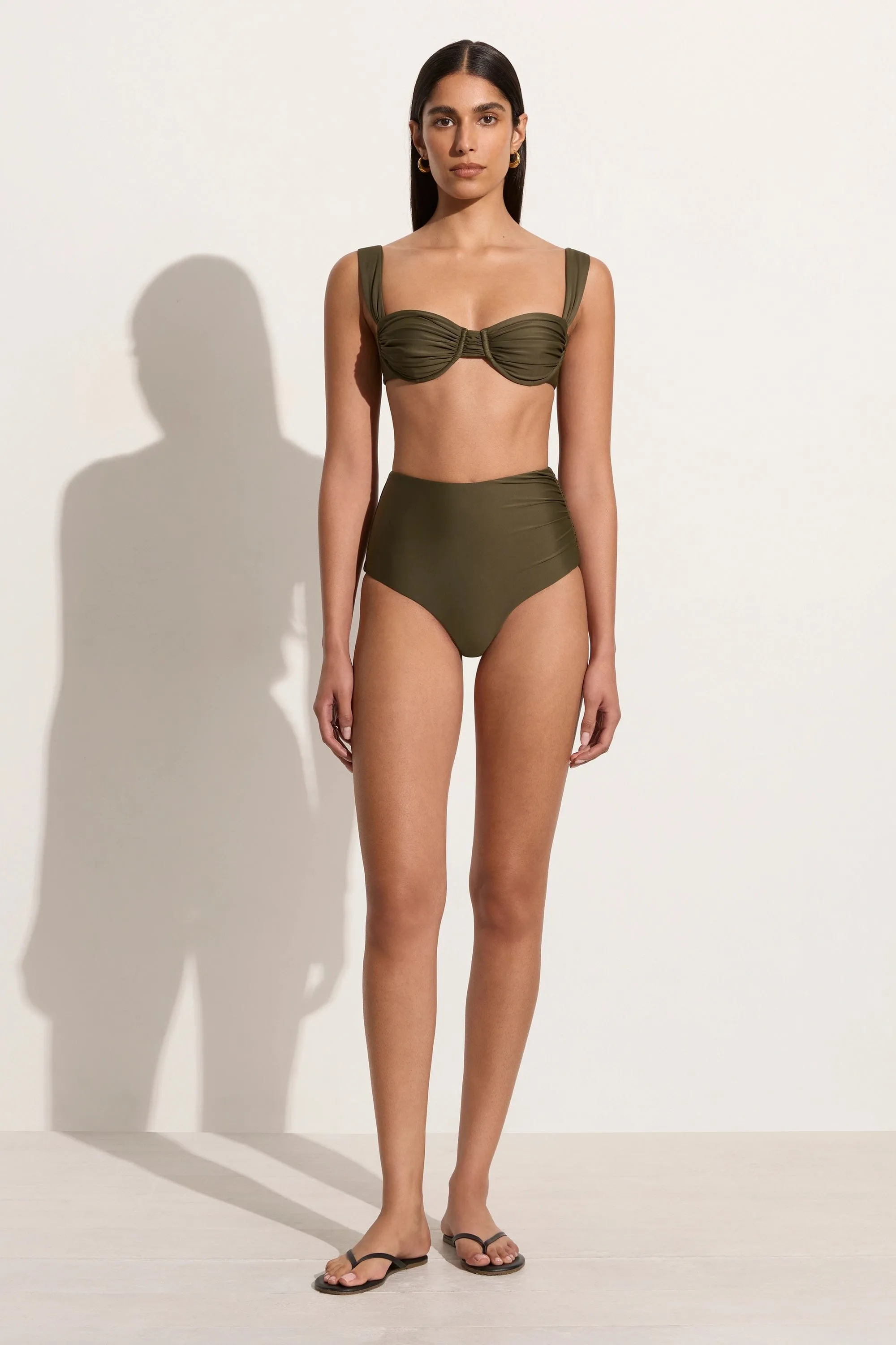 Sol Bikini Top Khaki - Final Sale sold by Faithfull the Brand product image thumbnail 5
